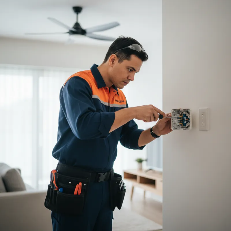 Electrical by Handyman AZ SG in a Singapore home