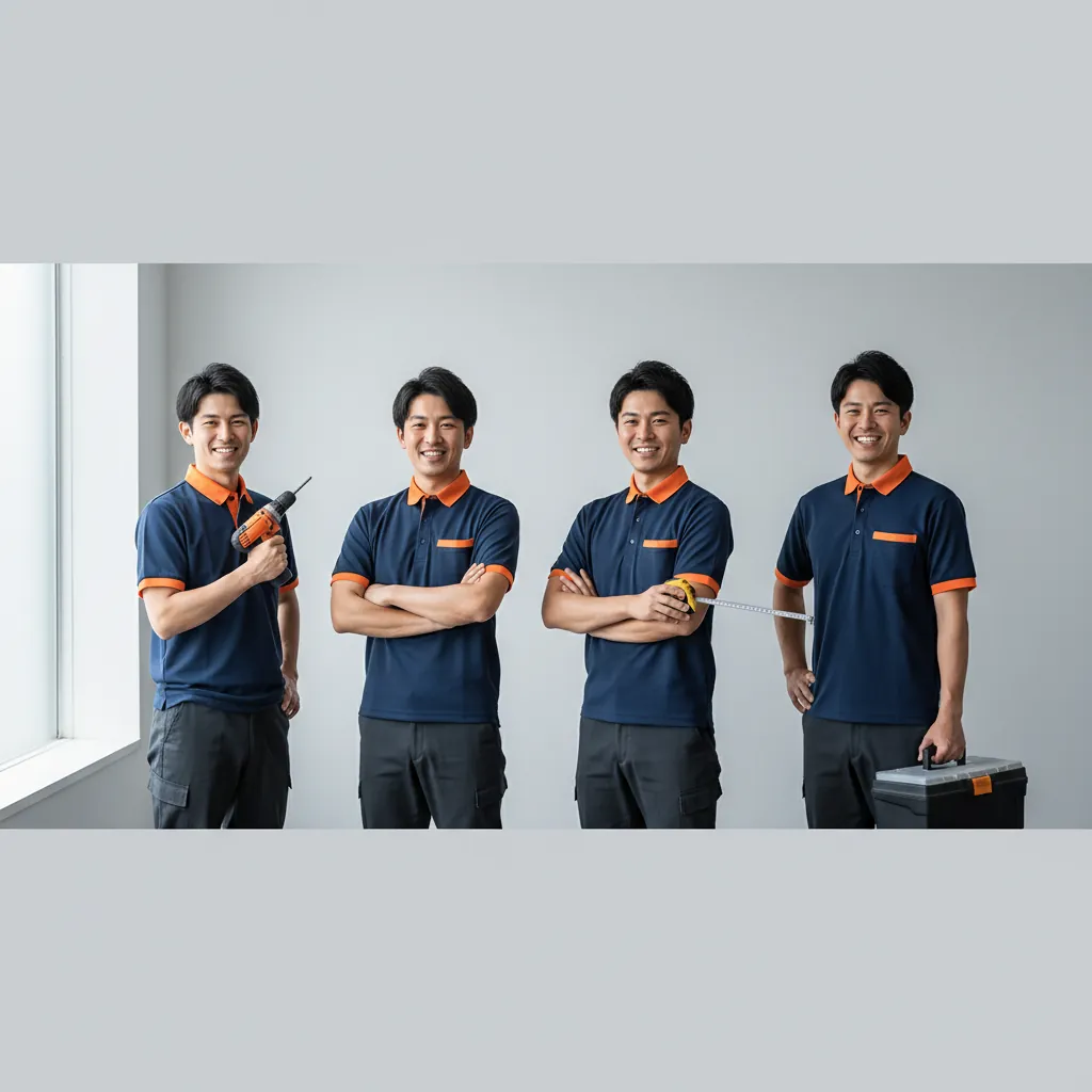 The Handyman AZ SG team of technicians in uniform
